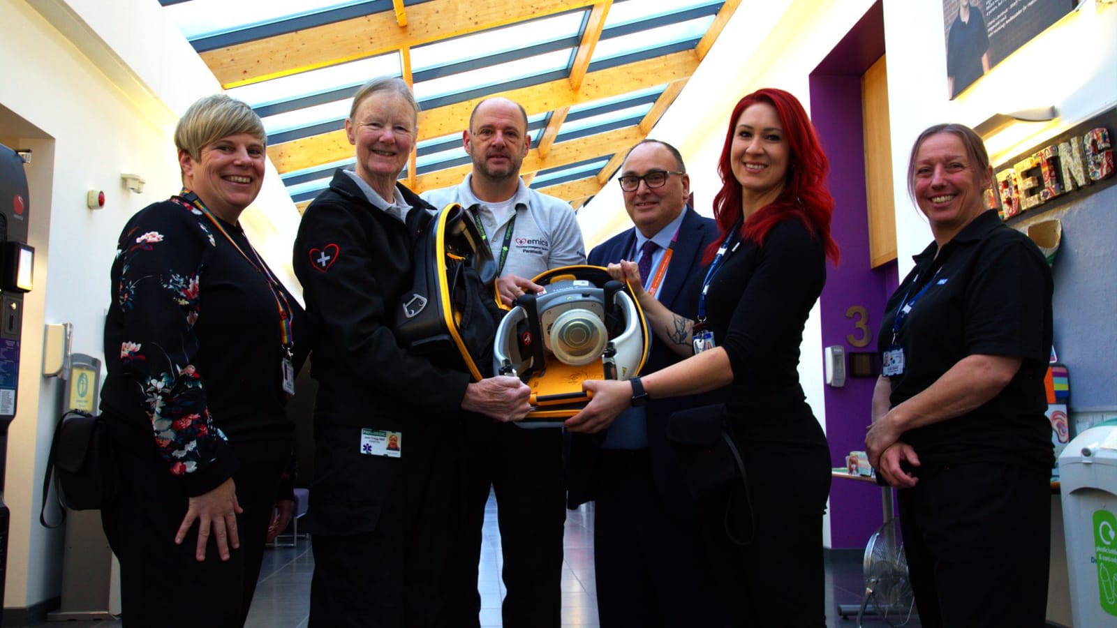 Nottinghamshire Healthcare NHS donates lifesaving kit to local emergency charity in 40th anniversary boost